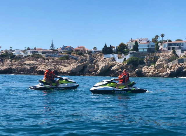 Jet ski con amigos